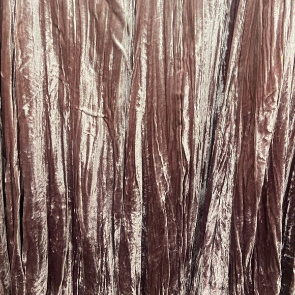 Karen Kane crushed ombré Blush Velvet Maxi Skirt - Picture 2 of 5